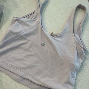 Lululemon Soft Lavender Athletic Top